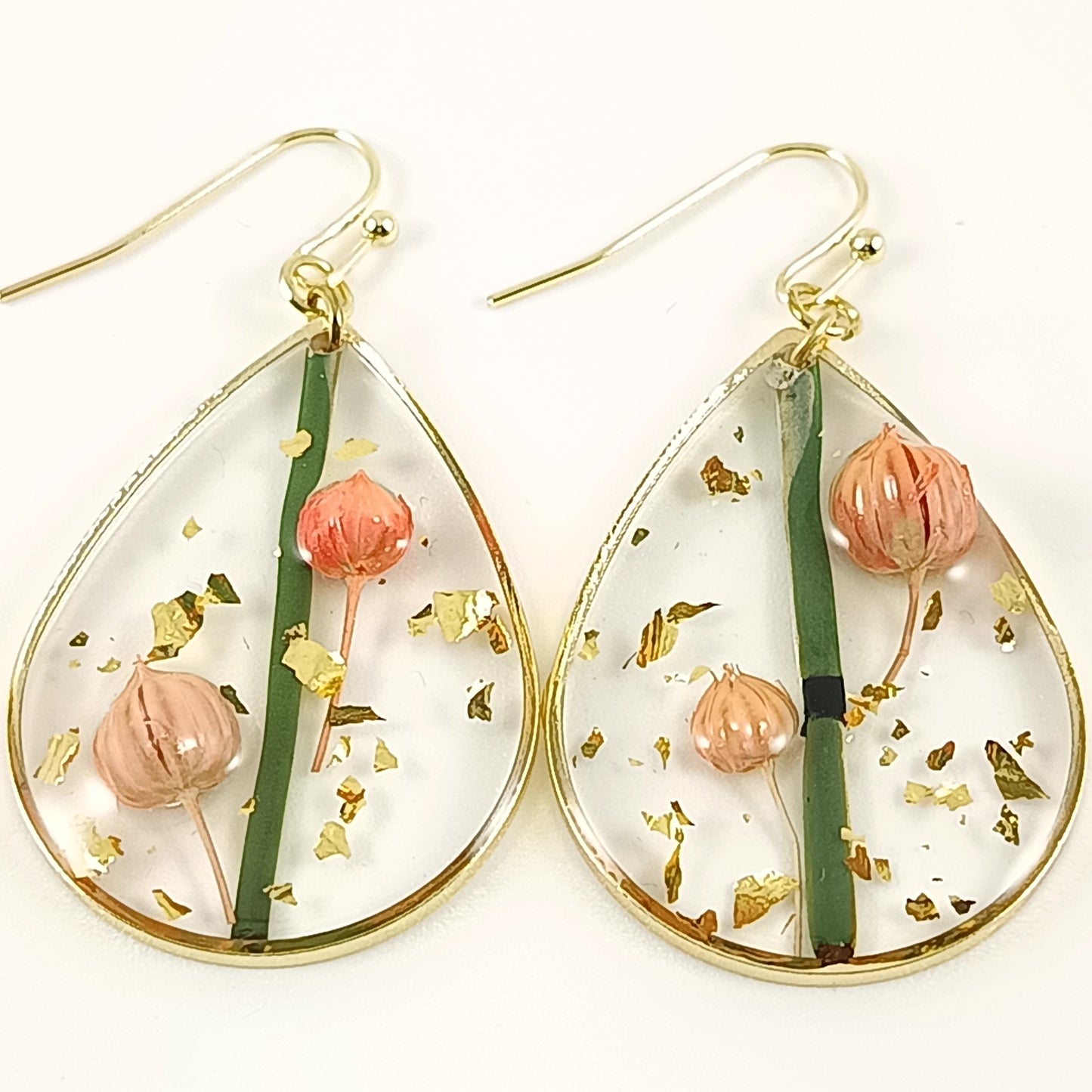 "Coral Drop" Earrings