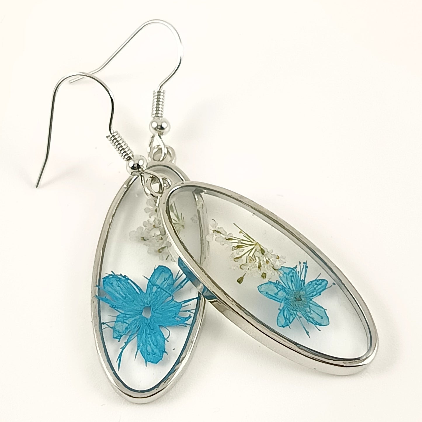 "Azure Oval" Earrings