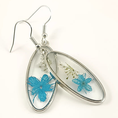 "Azure Oval" Earrings