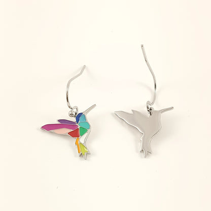 Boucles d'oreilles "Colibris joyeux"