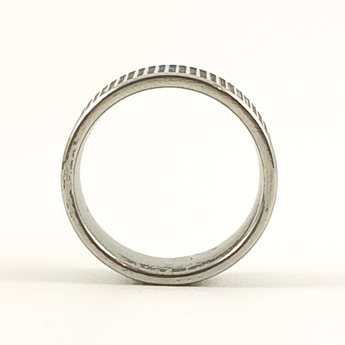 Bague "Effet Quadrillé"