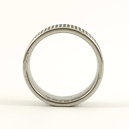 Bague "Effet Quadrillé"