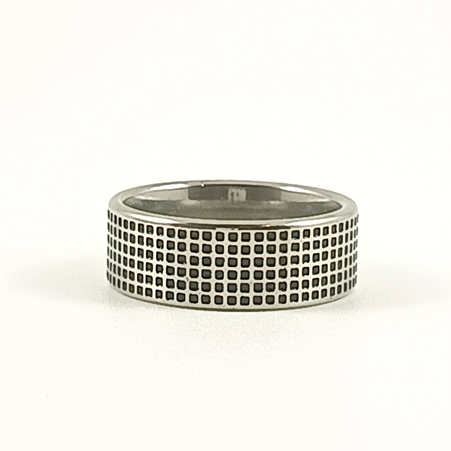 Bague "Effet Quadrillé"