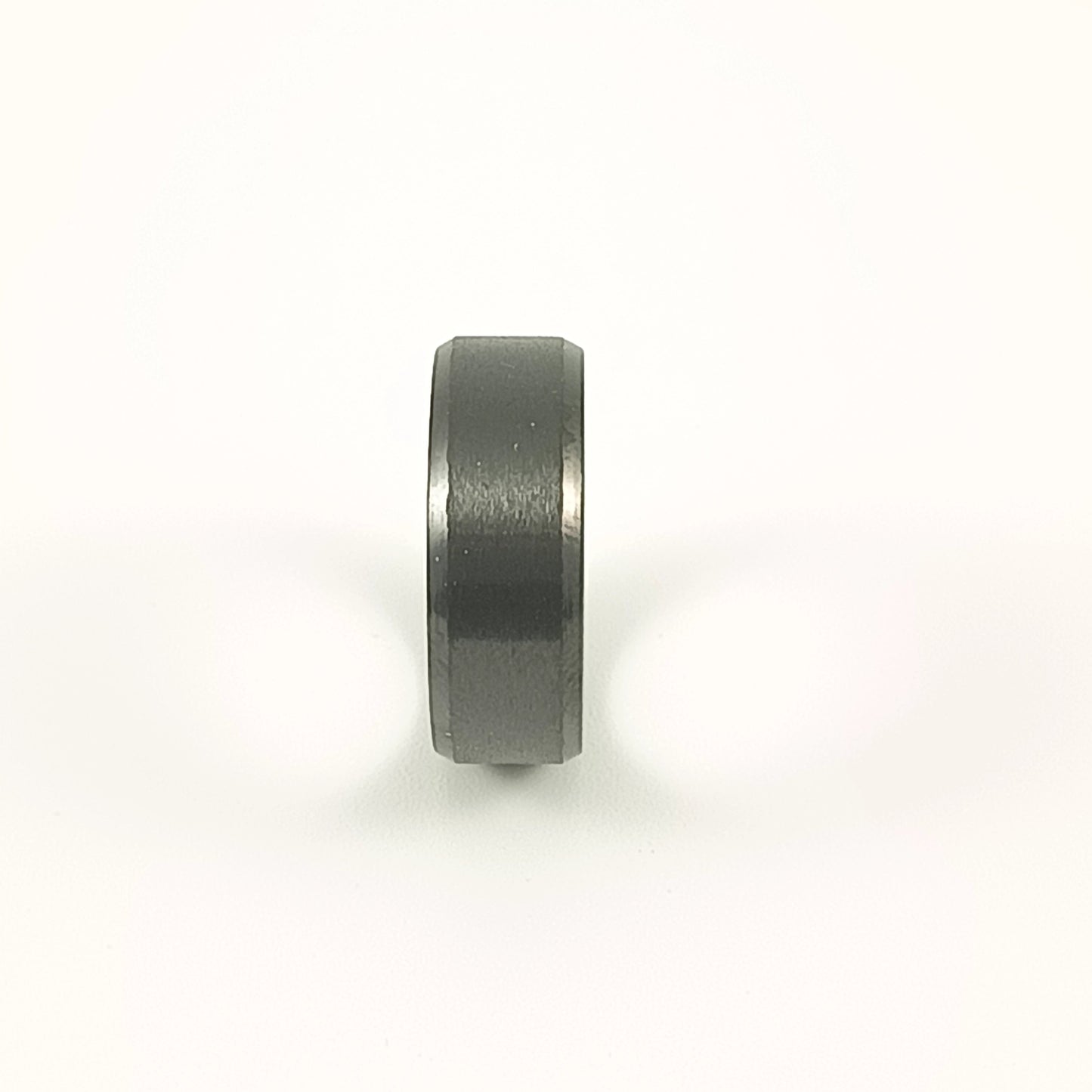 Bague noire "Brossée"