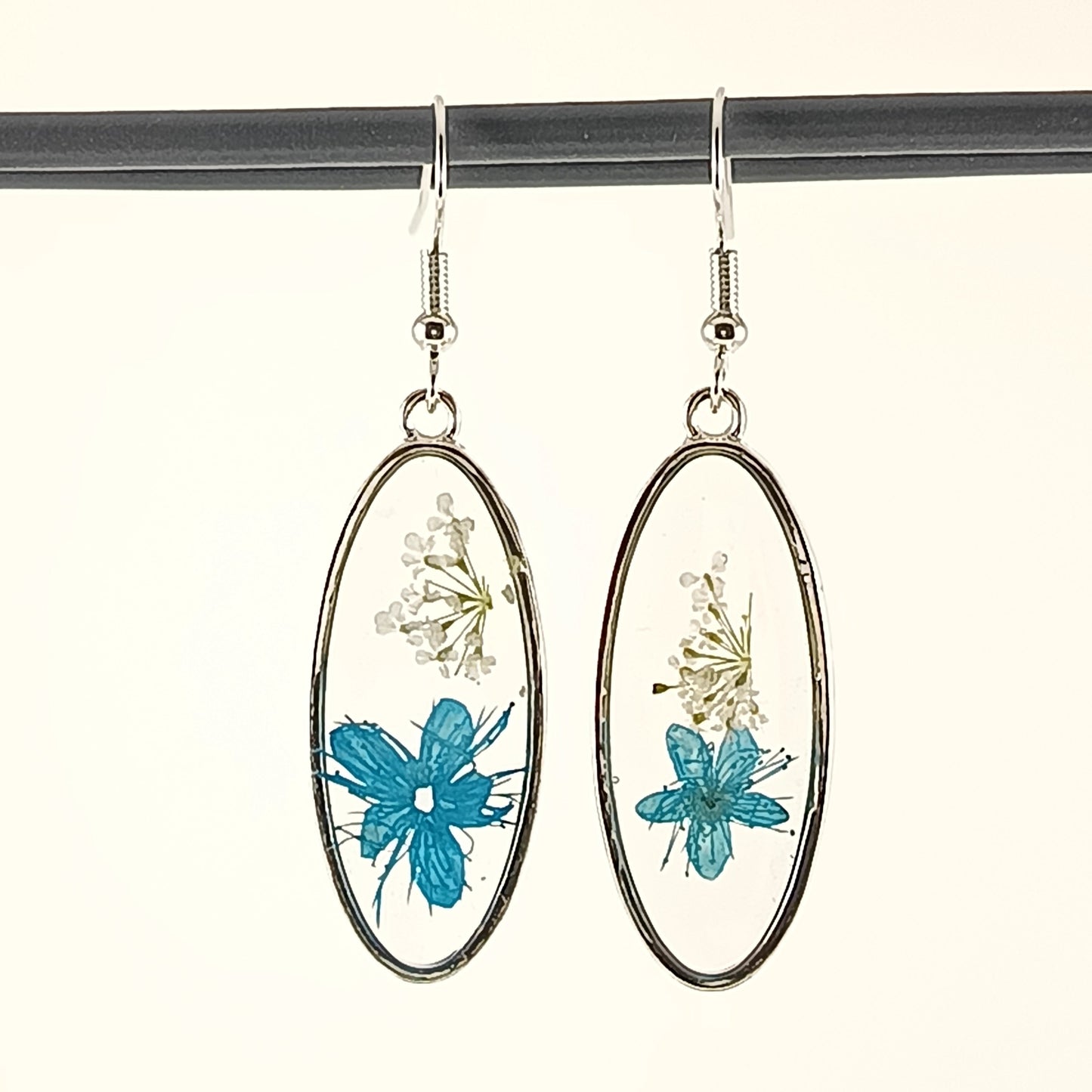 "Azure Oval" Earrings