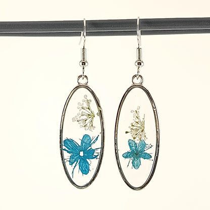 "Azure Oval" Earrings