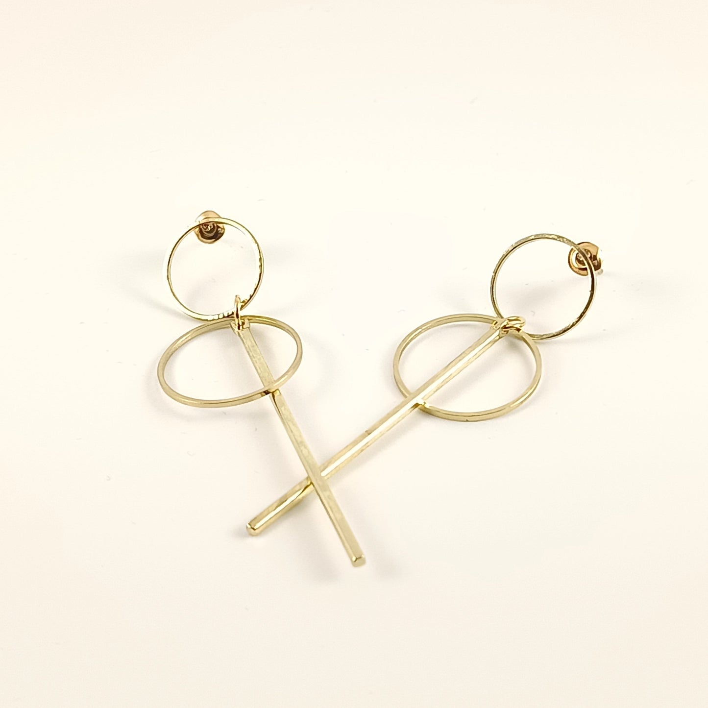 Ohrringe „Goldene Geometrie“ 
