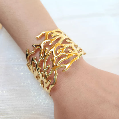 Manschette „Goldene Koralle“ 