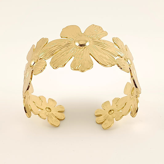 Manschette „Goldene Blüte“ 
